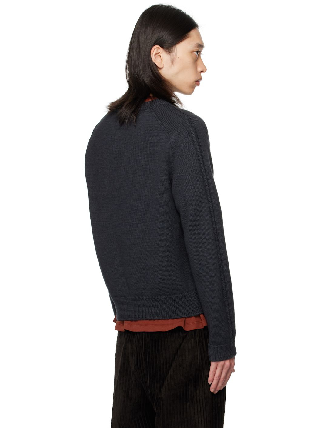 Black True Roundneck Sweater - 3
