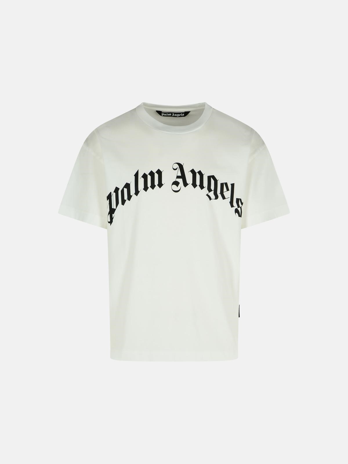 WHITE COTTON T-SHIRT - 1