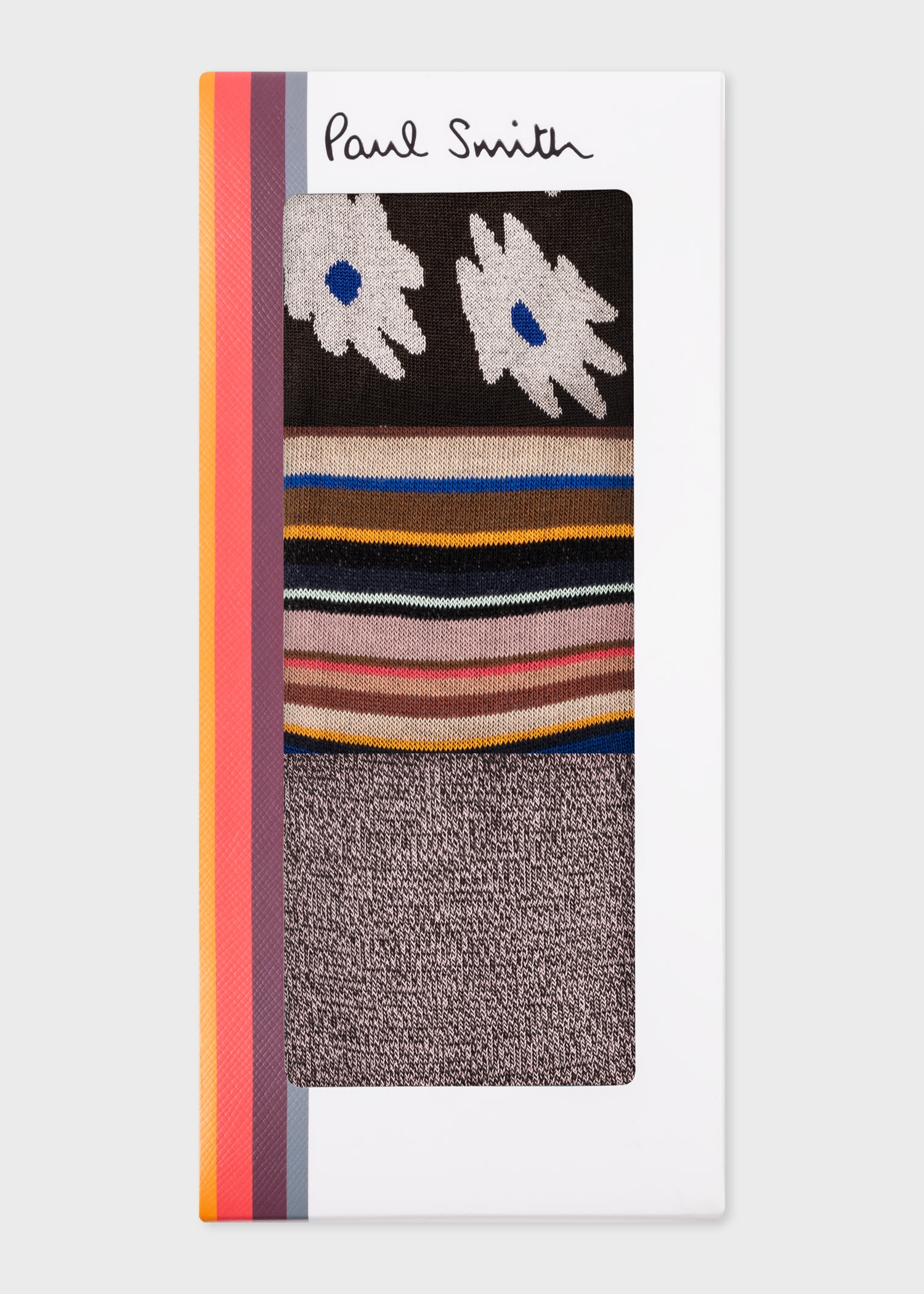 Mix Pattern Three Pack Socks 2