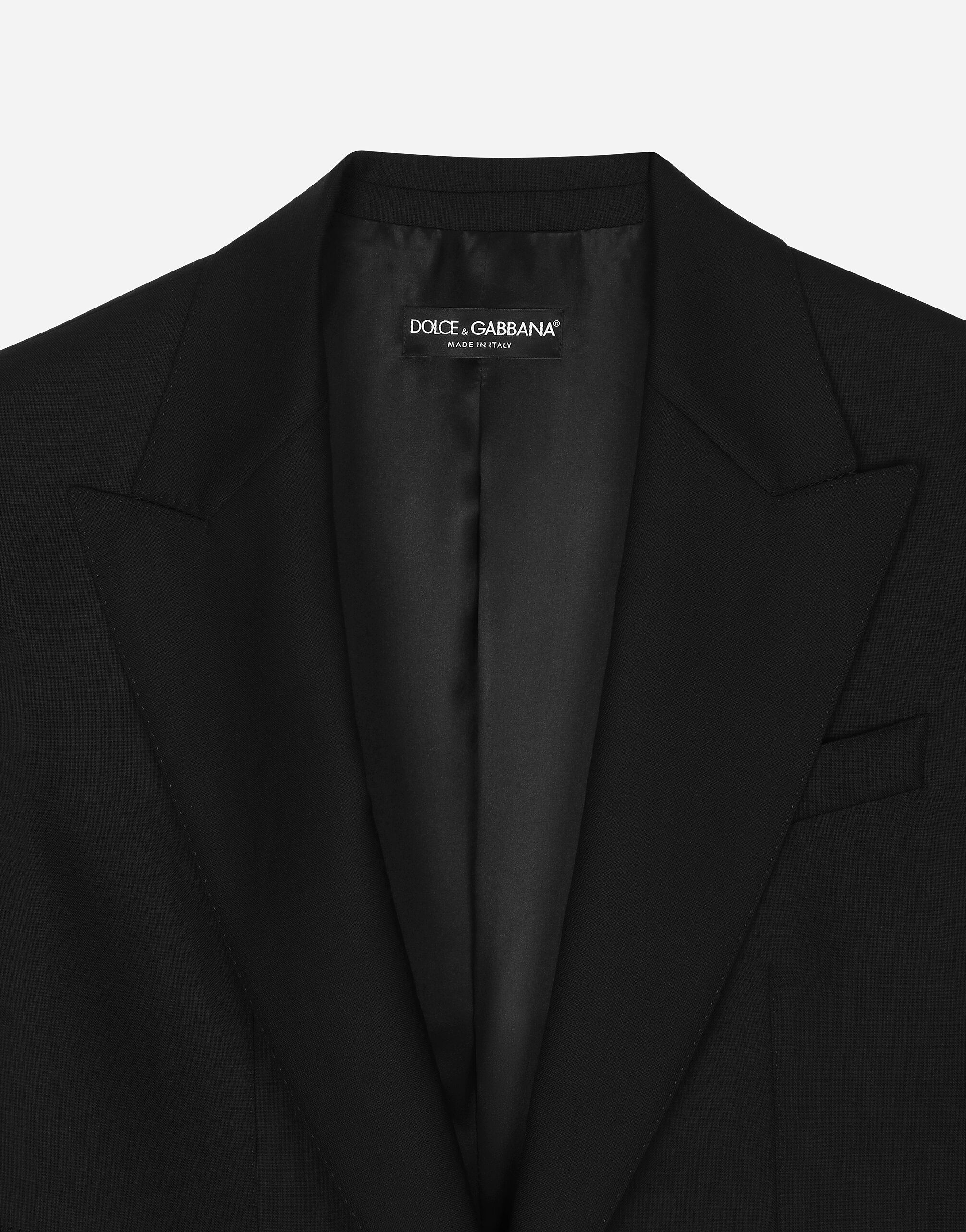 Single-breasted woolen jacket - 5