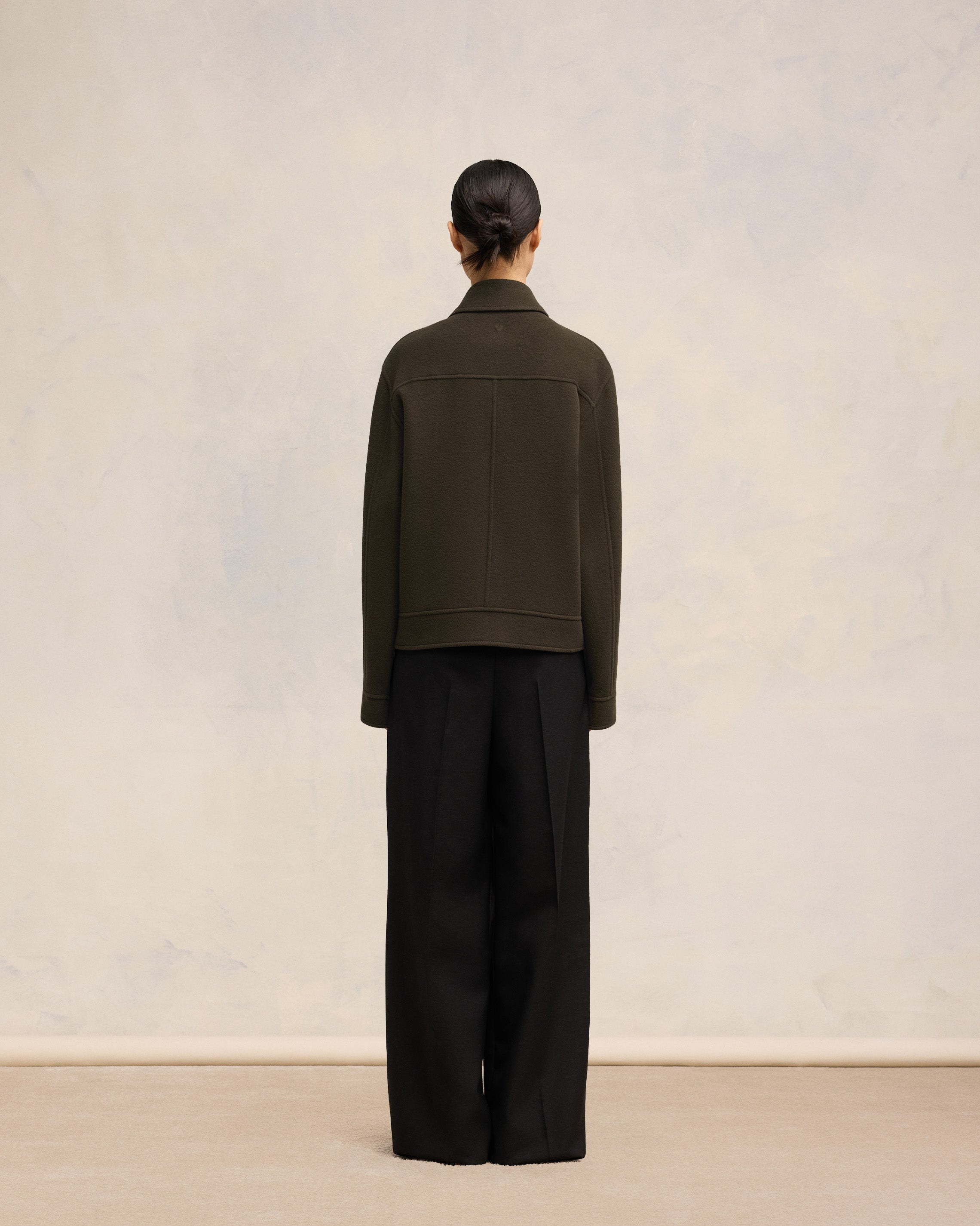 BOXY BUTTONED JACKET - 5