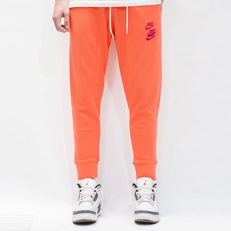 Men's Nike Casual Small Orange Sports Pants/Trousers/Joggers DD0885-842 - 4