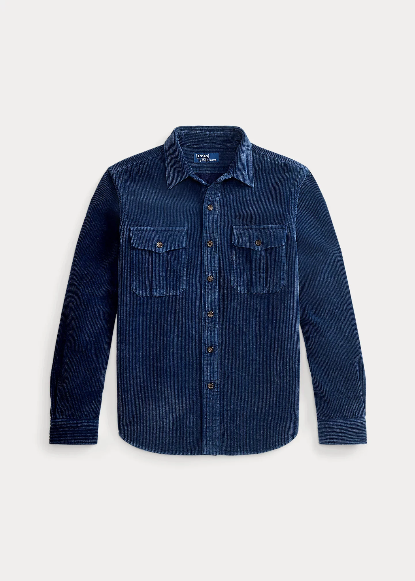 Classic Fit Indigo Corduroy Workshirt - 1