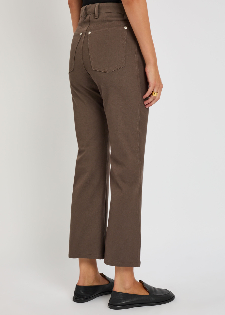 Joseph Duke Flared-leg Stretch-twill Trousers - 3