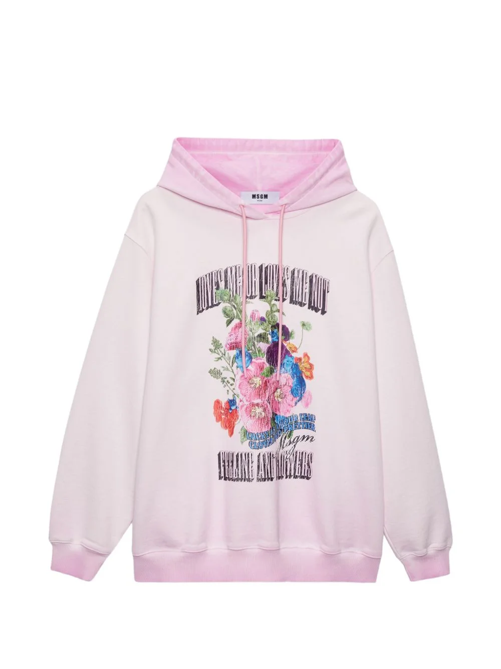 floral-print hoodie - 1