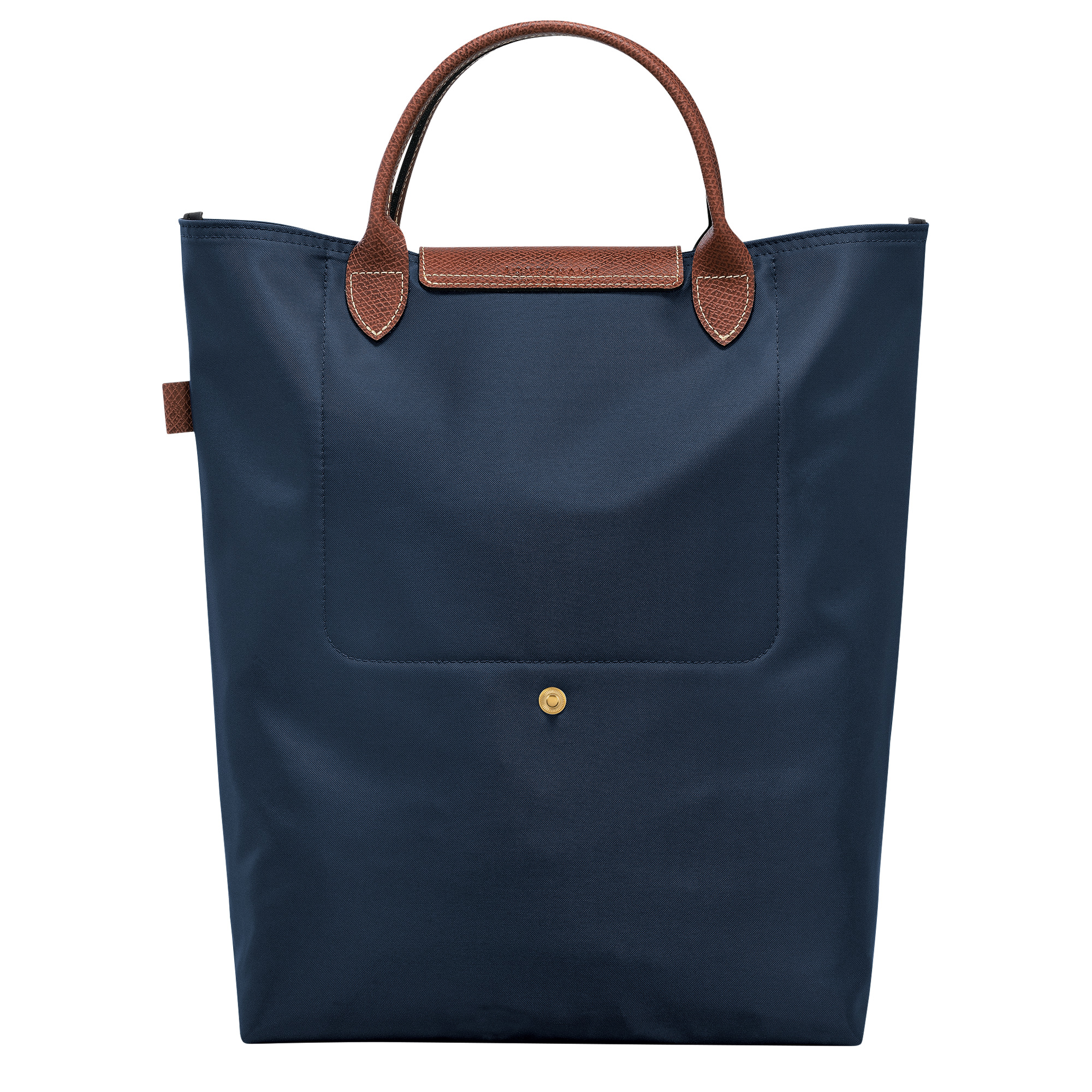 Le Pliage M Tote bag Navy - Canvas - 4