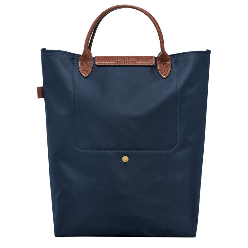 Le Pliage M Tote bag Navy - Canvas 4