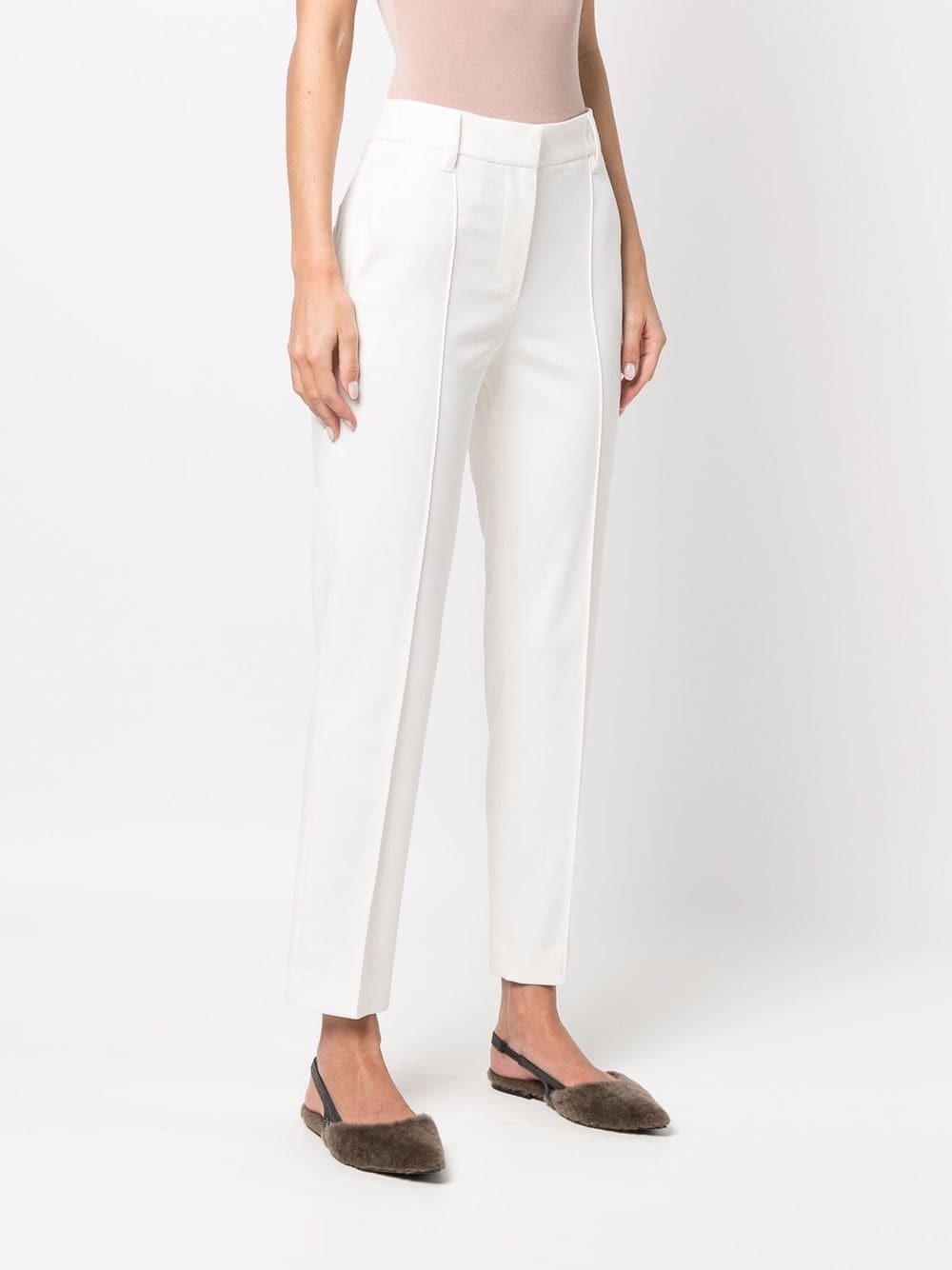 BRUNELLO CUCINELLI★High Waist Cigarette Pants Brunello Cucinelli High Waist Cigarette Pants | spinnaker