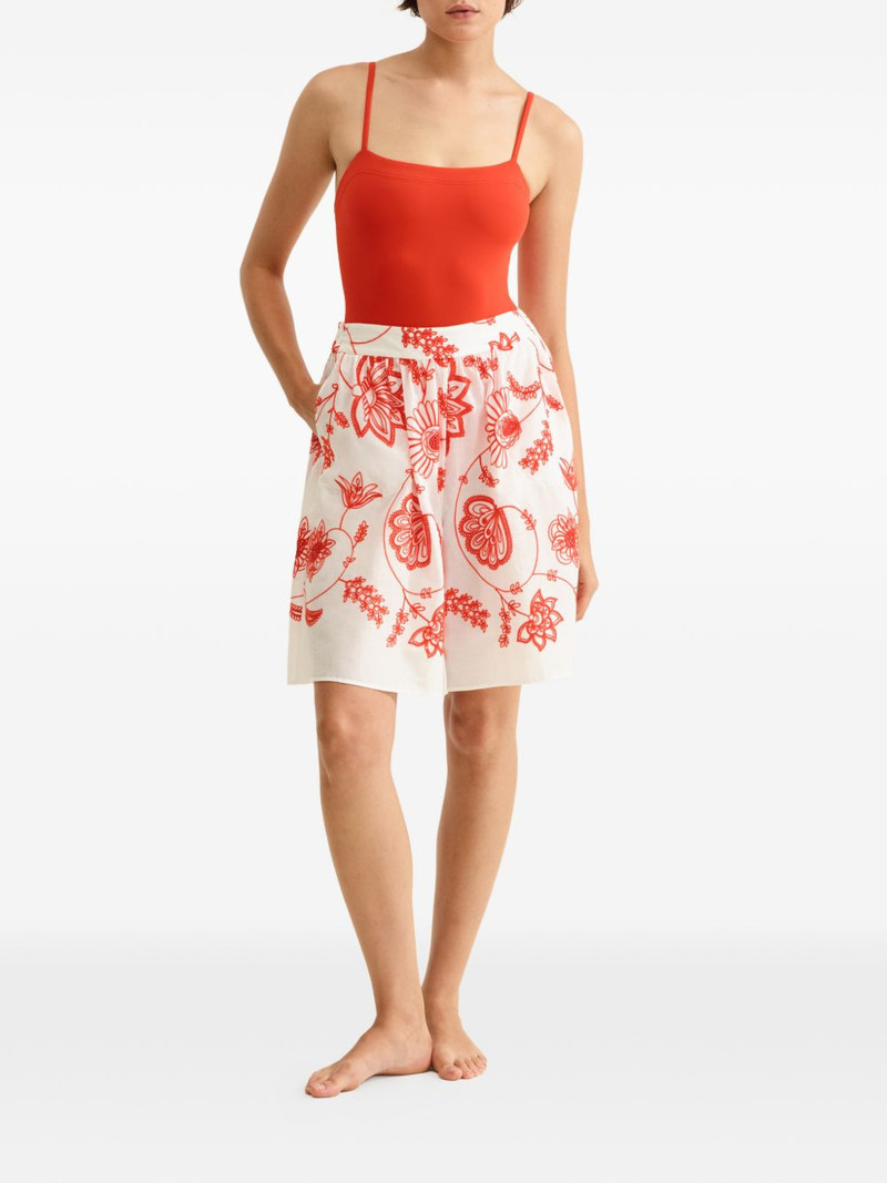 ERES floral-embroidered bermuda shorts outlook