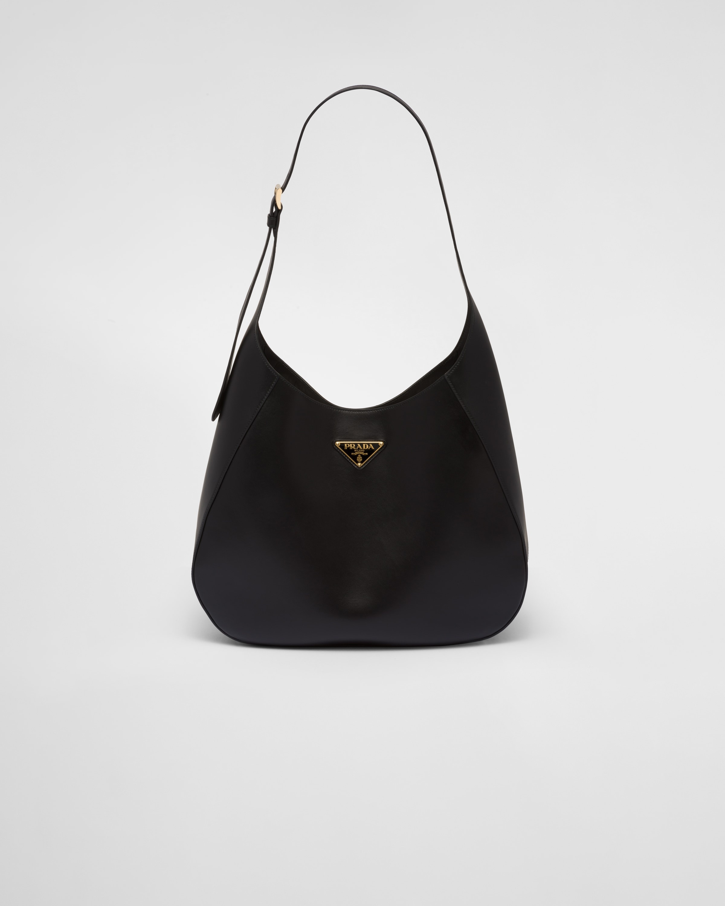 Shop Prada Small Nappa Leather Tote Bag With Topstitching