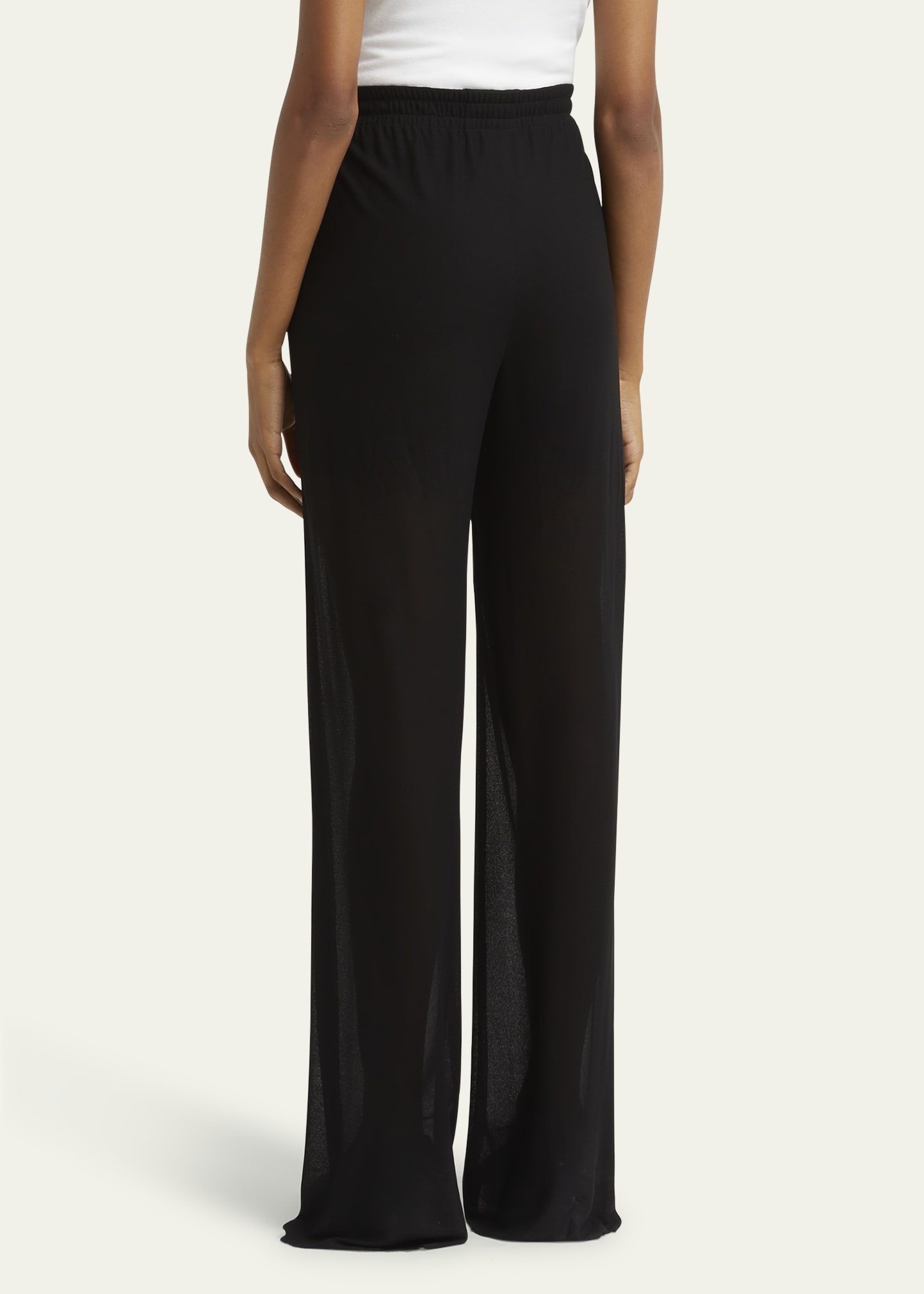 Double Sheer Straight Leg Pants - 3