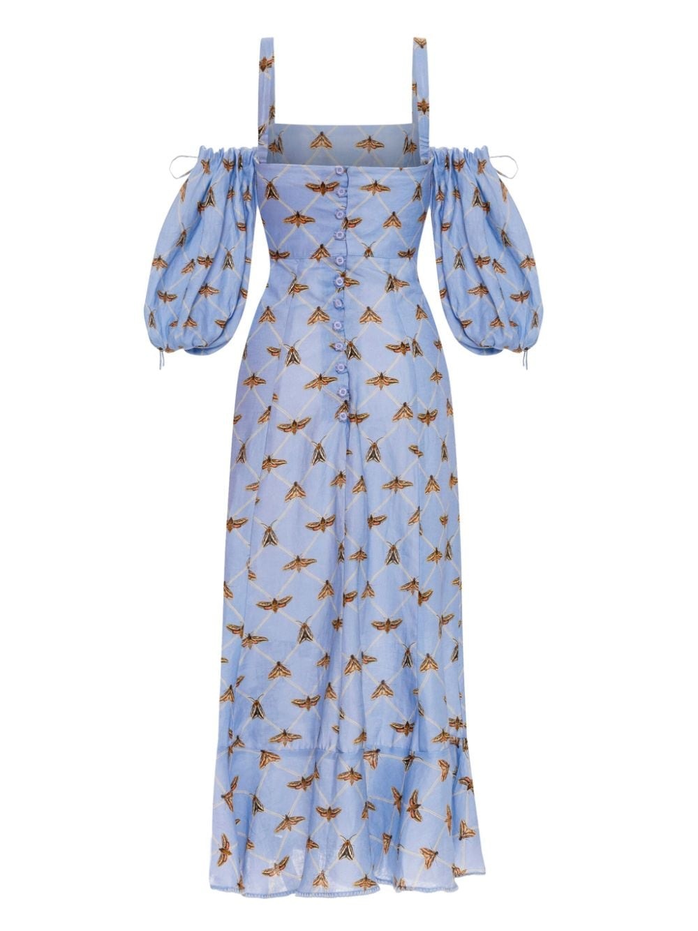 Mercedes Polilla linen midi dress - 6