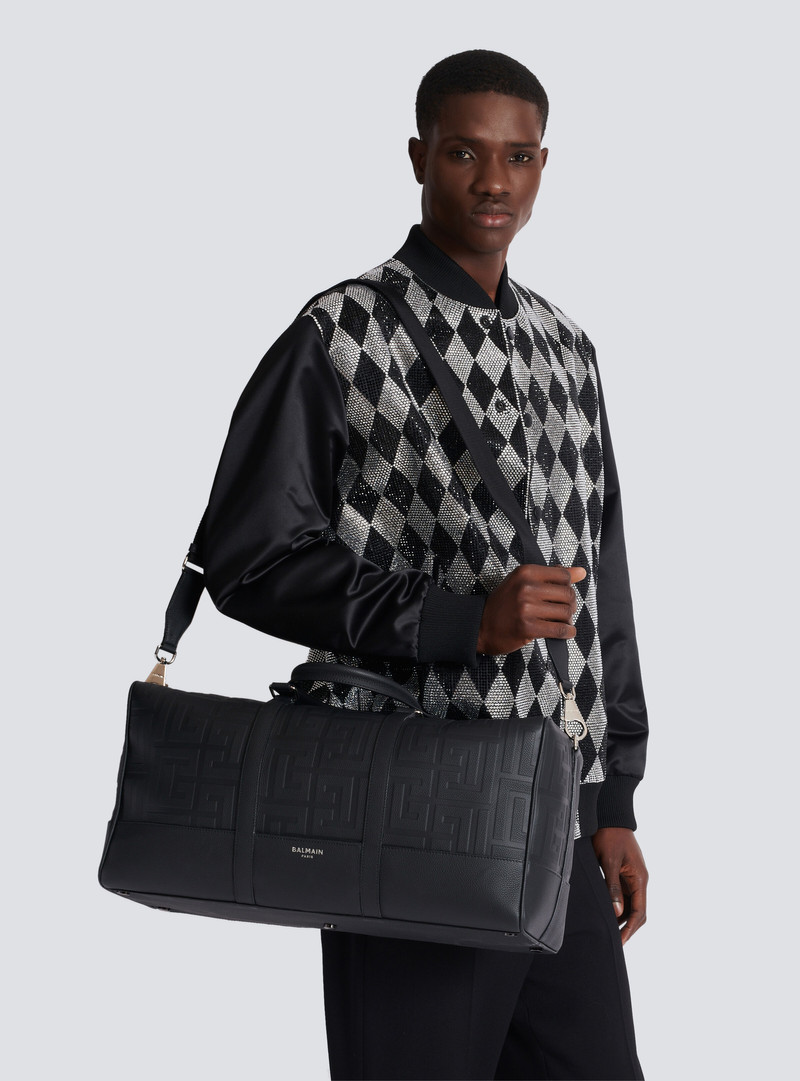 Travel bag in grained leather 8