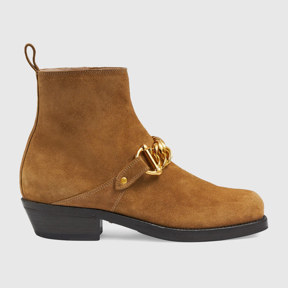 Women's ankle boot with chain - 1