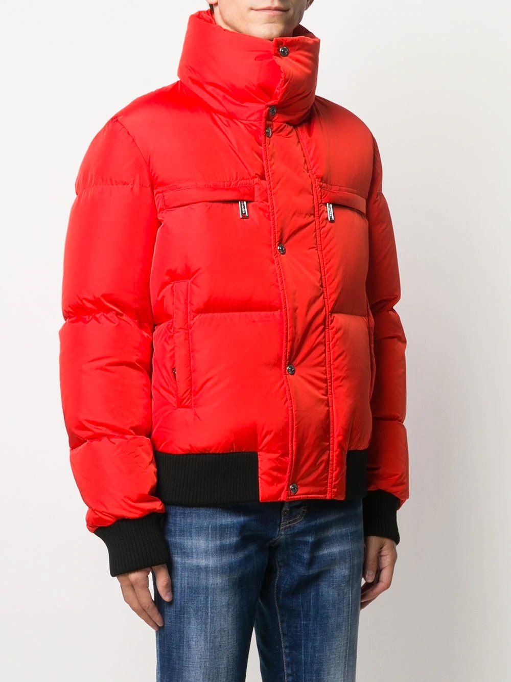 high-neck puffer jacket - 3