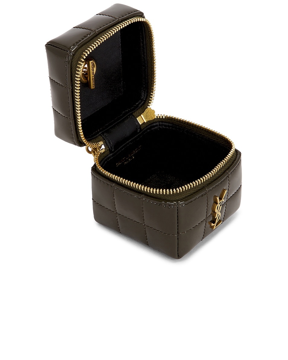 ショルダーバッグ Saint Laurent FW25 YSL CUBE BAG (819279 1ELFZ 1000) Saint Laurent Mini YSL Cube Leather Top-Handle Bag | Neiman