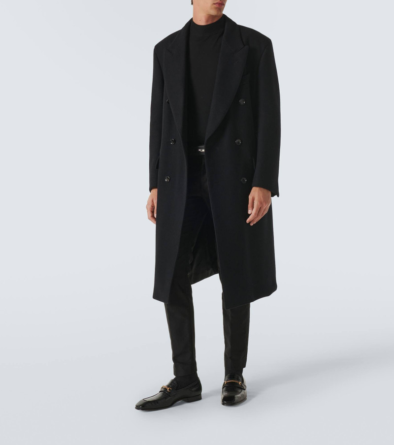 TOM FORD Wool double-breasted coat outlook