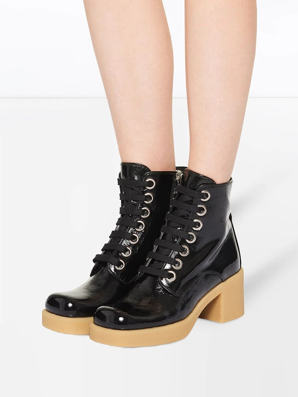 military-style ankle boots - 5