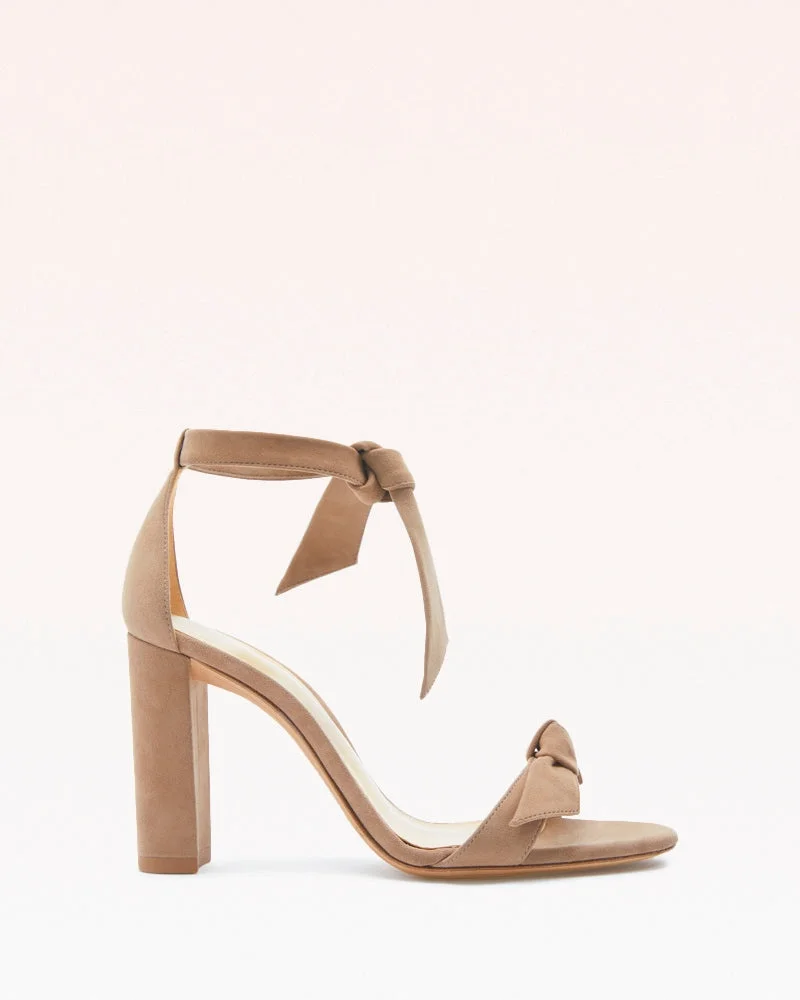 CLARITA BLOCK 90 SUEDE CAMEO - 1