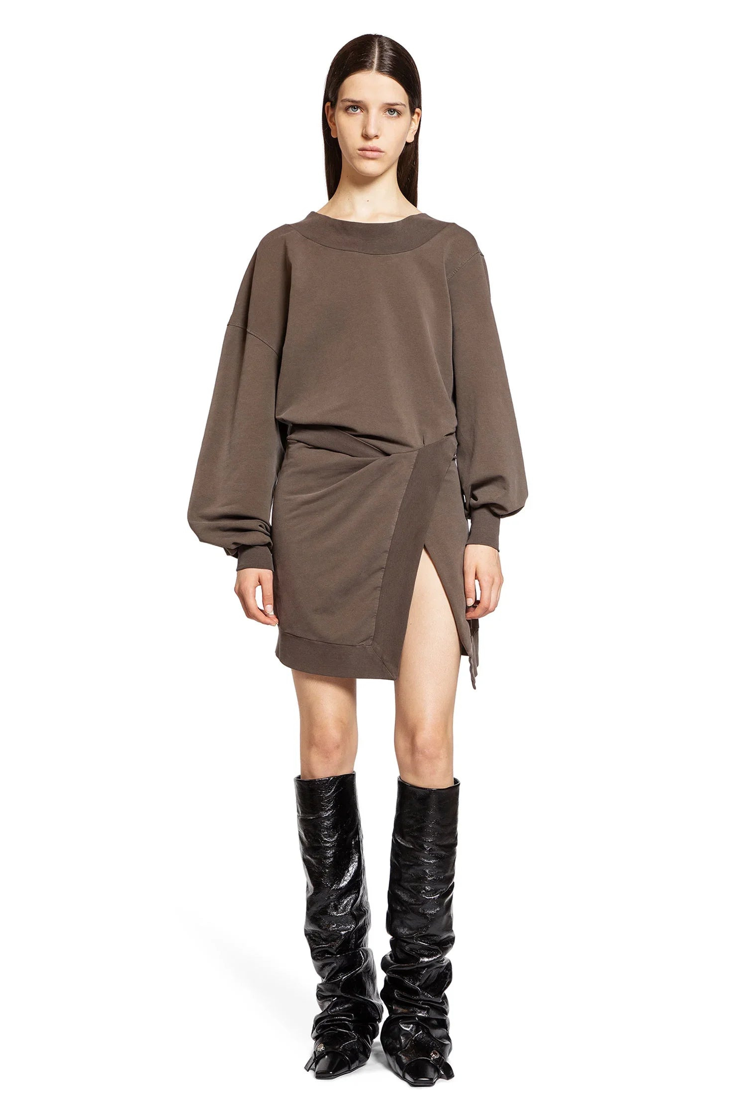 Light-American-Fleece-Mini-Dress - 1
