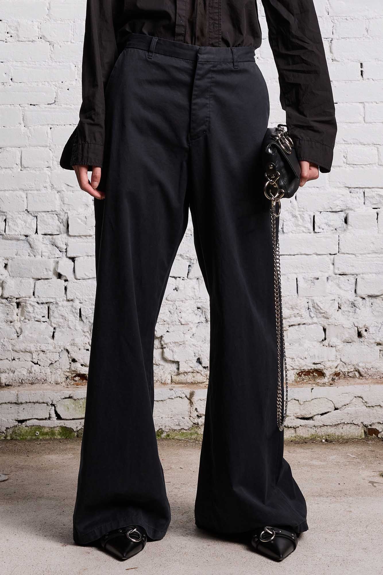 TRENCH TROUSER - BLACK - 4