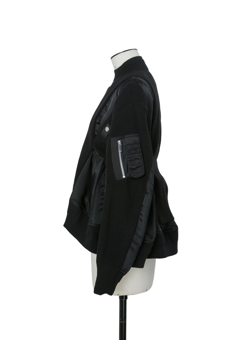 Nylon Twill x Knit Blouson 3
