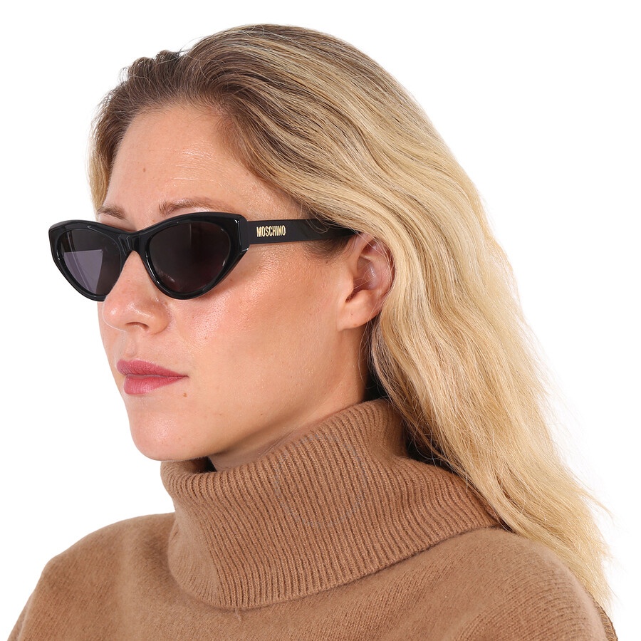 Moschino Grey Cat Eye Ladies Sunglasses MOS077/S 0807/IR 56 - 2