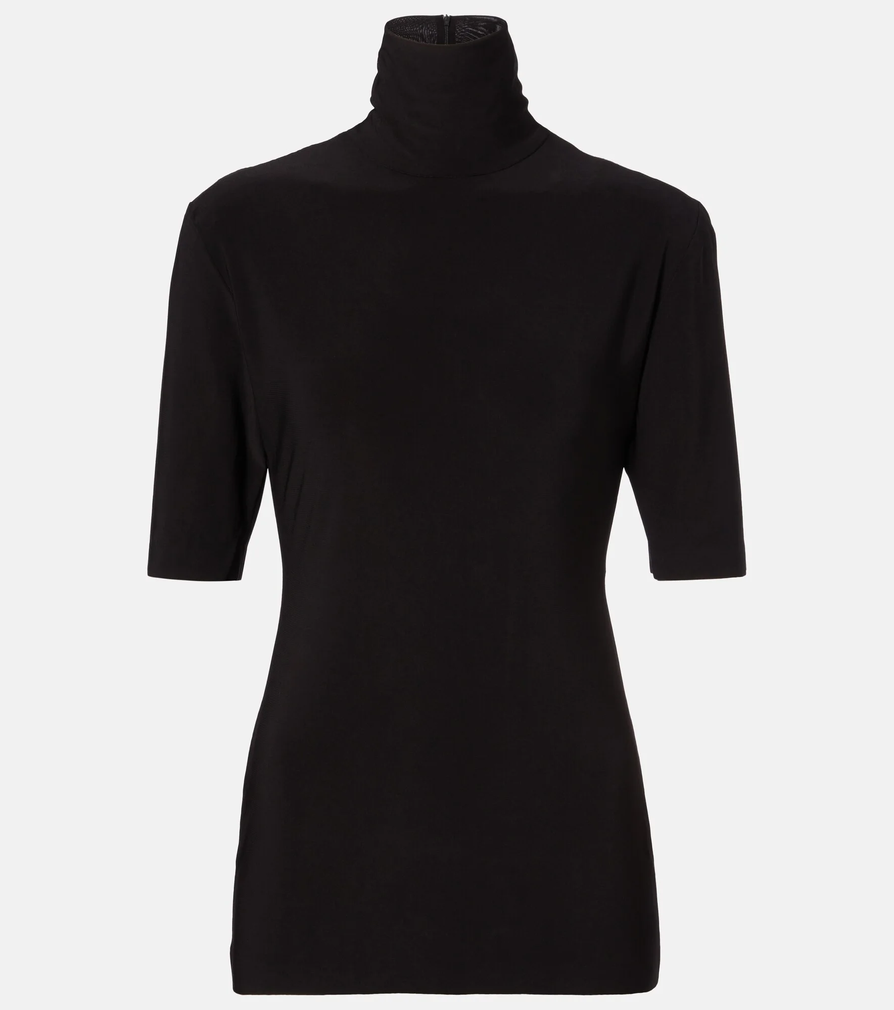 Jersey turtleneck top - 1