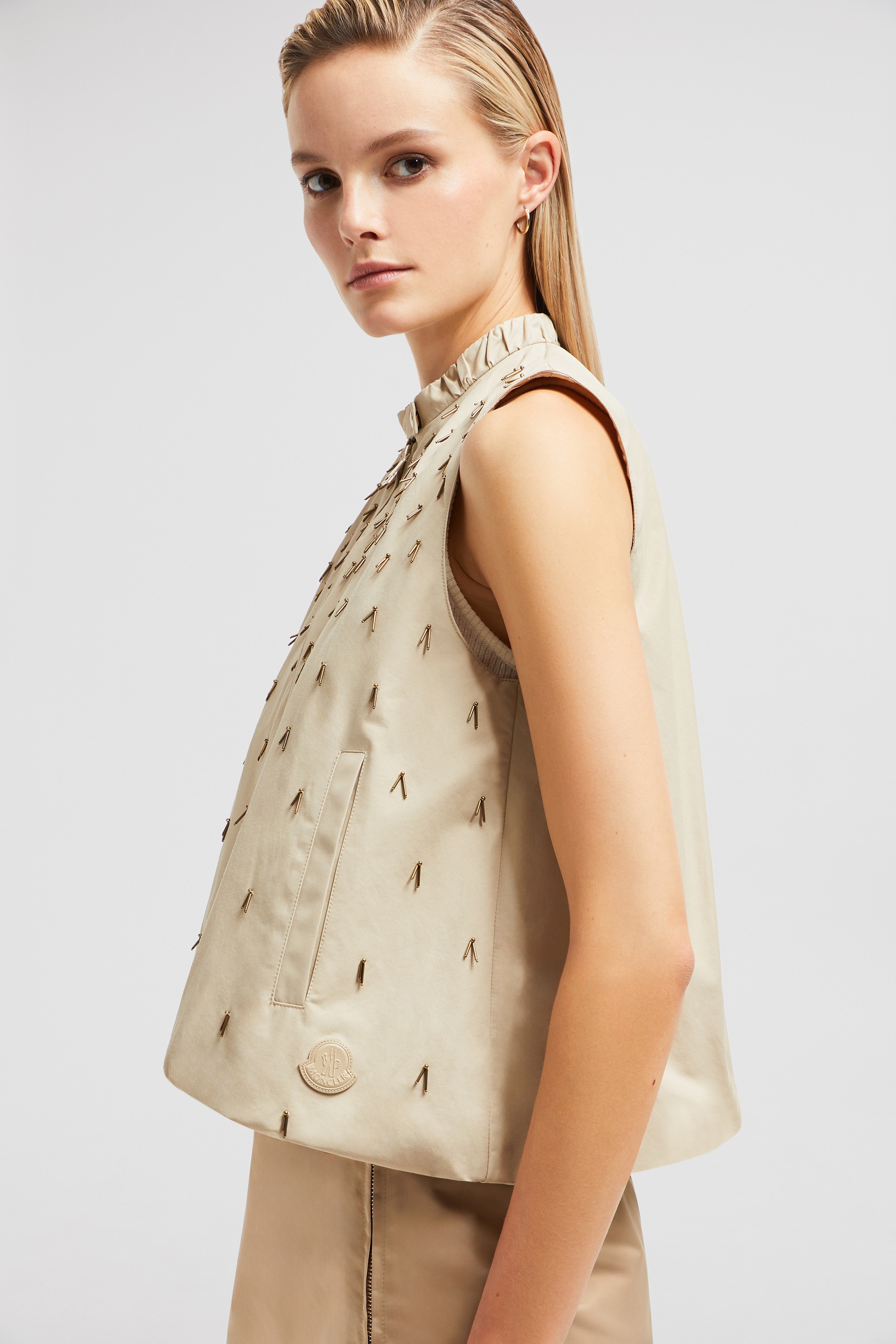 Gruilly Beaded Cotton Vest - 4