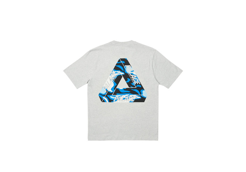 JUNGLE CAMO TRI-FERG T-SHIRT GREY MARL - 1