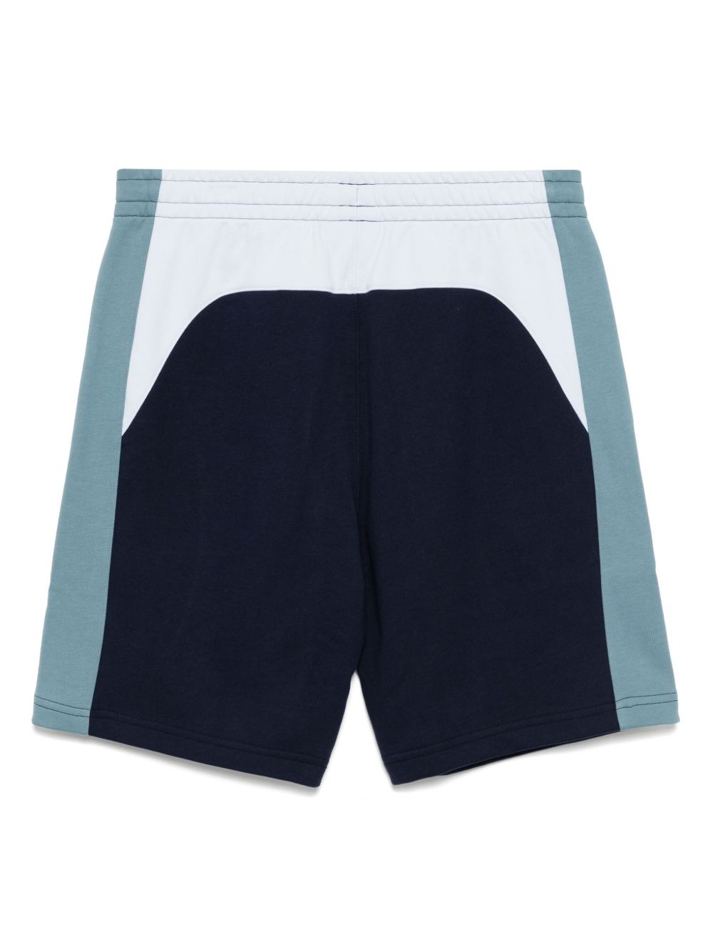 fleece colour-block shorts - 2
