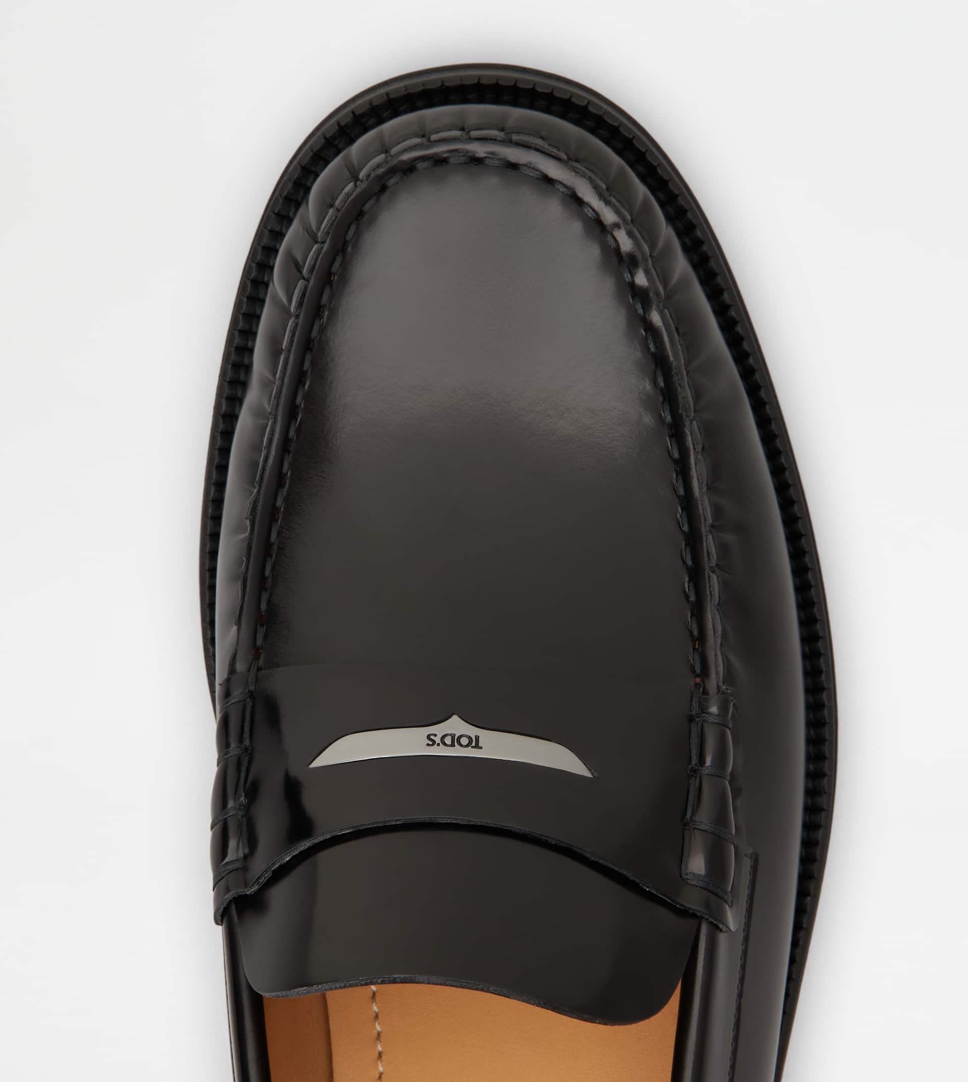 LOAFERS IN LEATHER - BLACK - 5