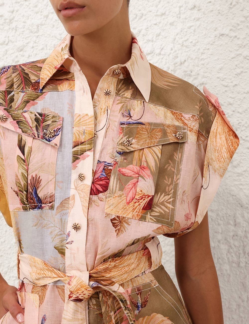 Zimmermann ASCENSION CUFFED PLAYSUIT | REVERSIBLE