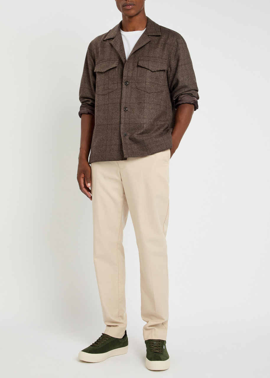 Officine Générale Judas Houndstooth Wool Overshirt - 4