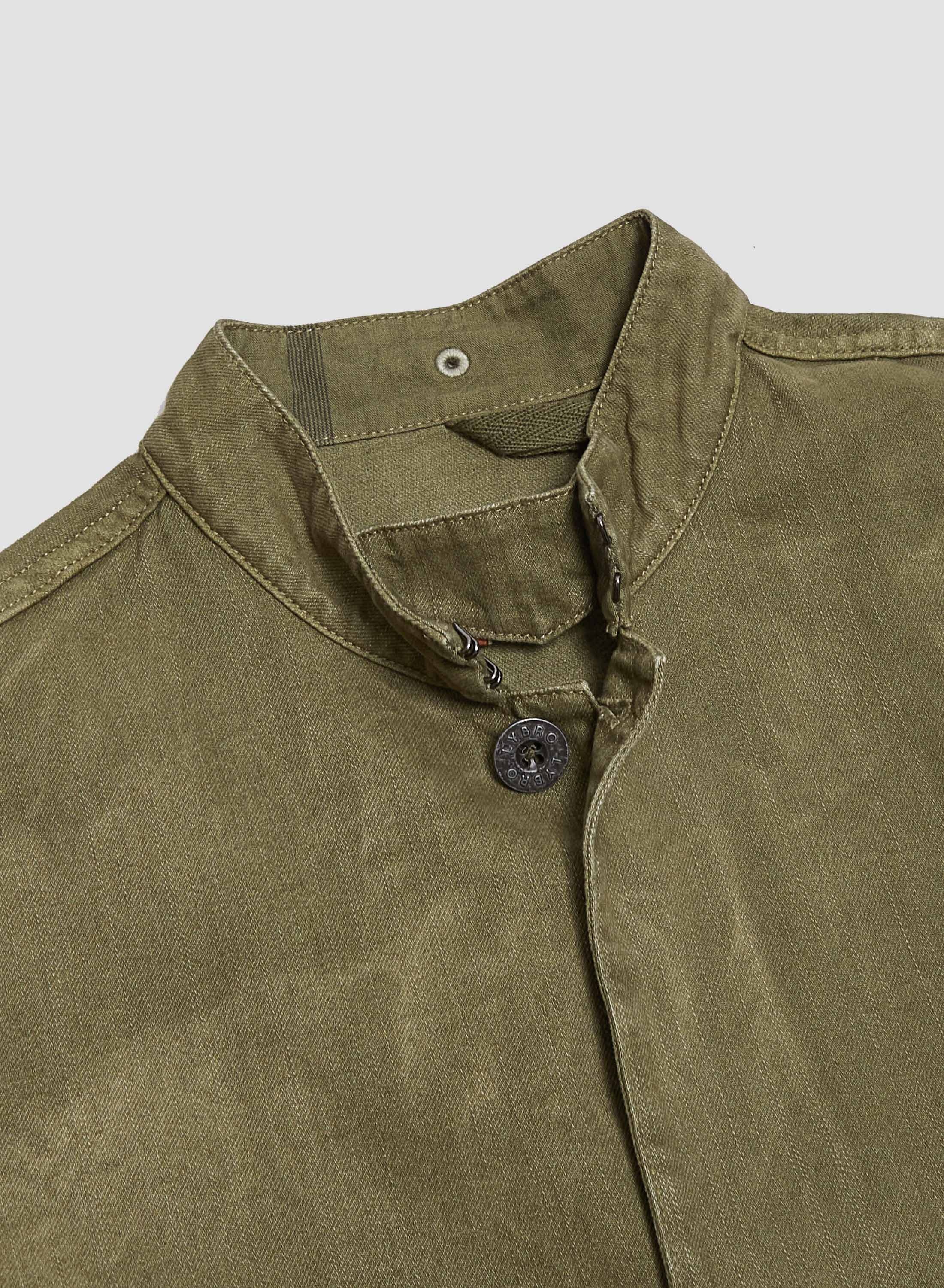 Railroad Jacket Cotton Twill in British Tan - 4