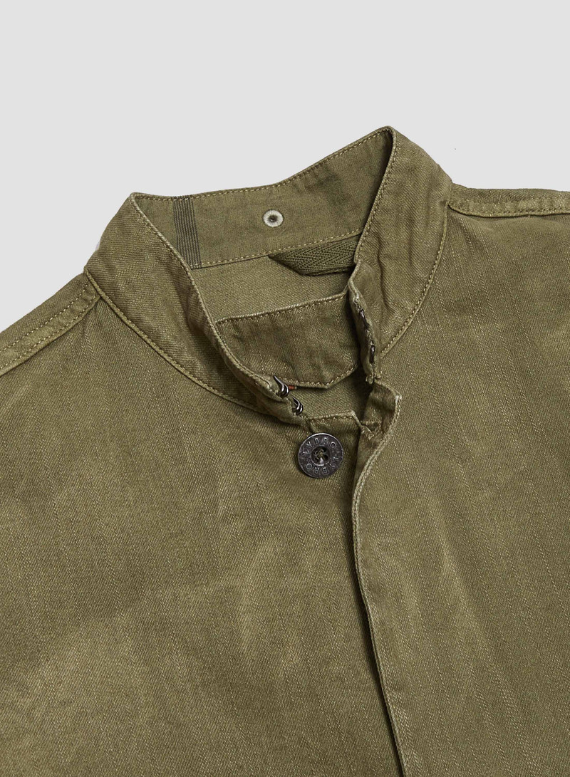 Railroad Jacket Cotton Twill in British Tan 4