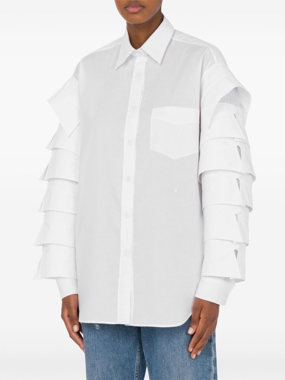 flared shirt - 2