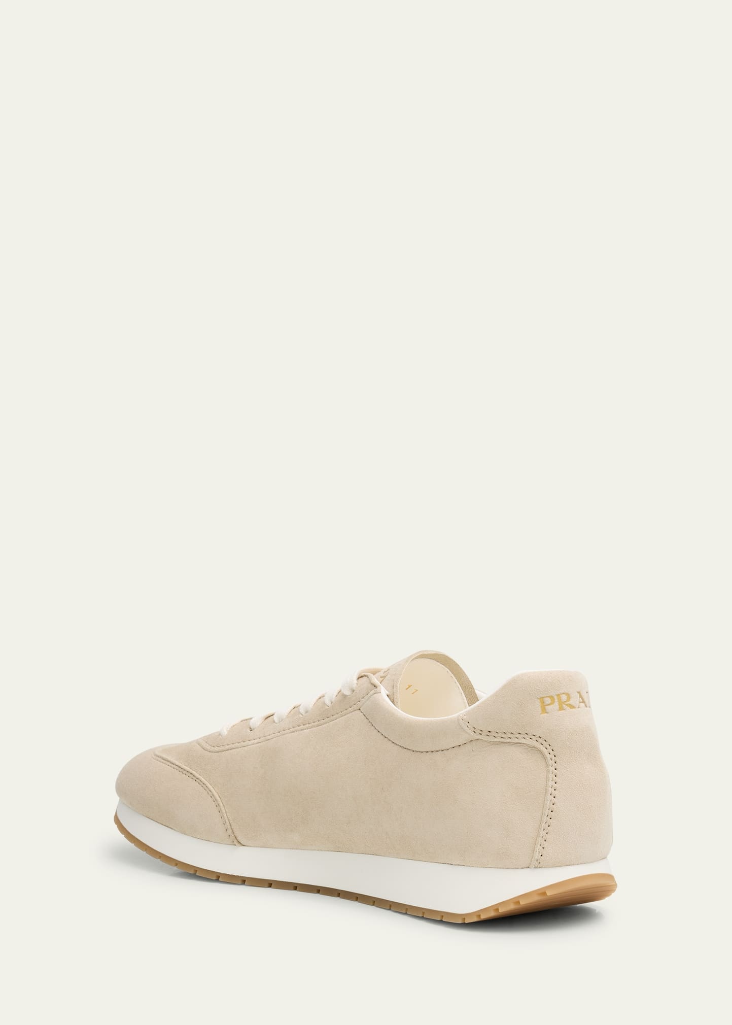 Men's Rank Suede T-Toe Retro Runner Sneakers - 4