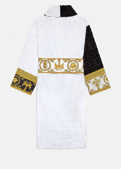 VERSACE I ♡ Baroque Color Block Bathrobe outlook