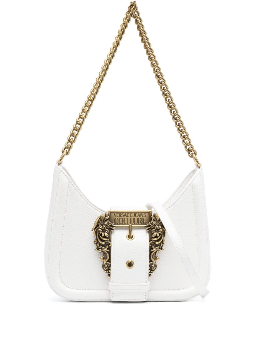 Couture logo-plaque shoulder bag - 1