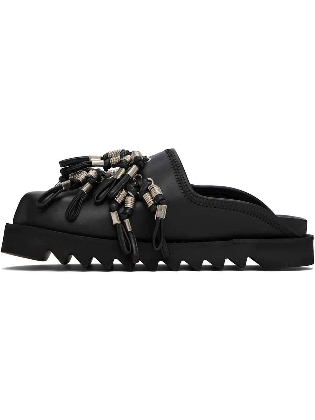 Black Leather Loafers - 3