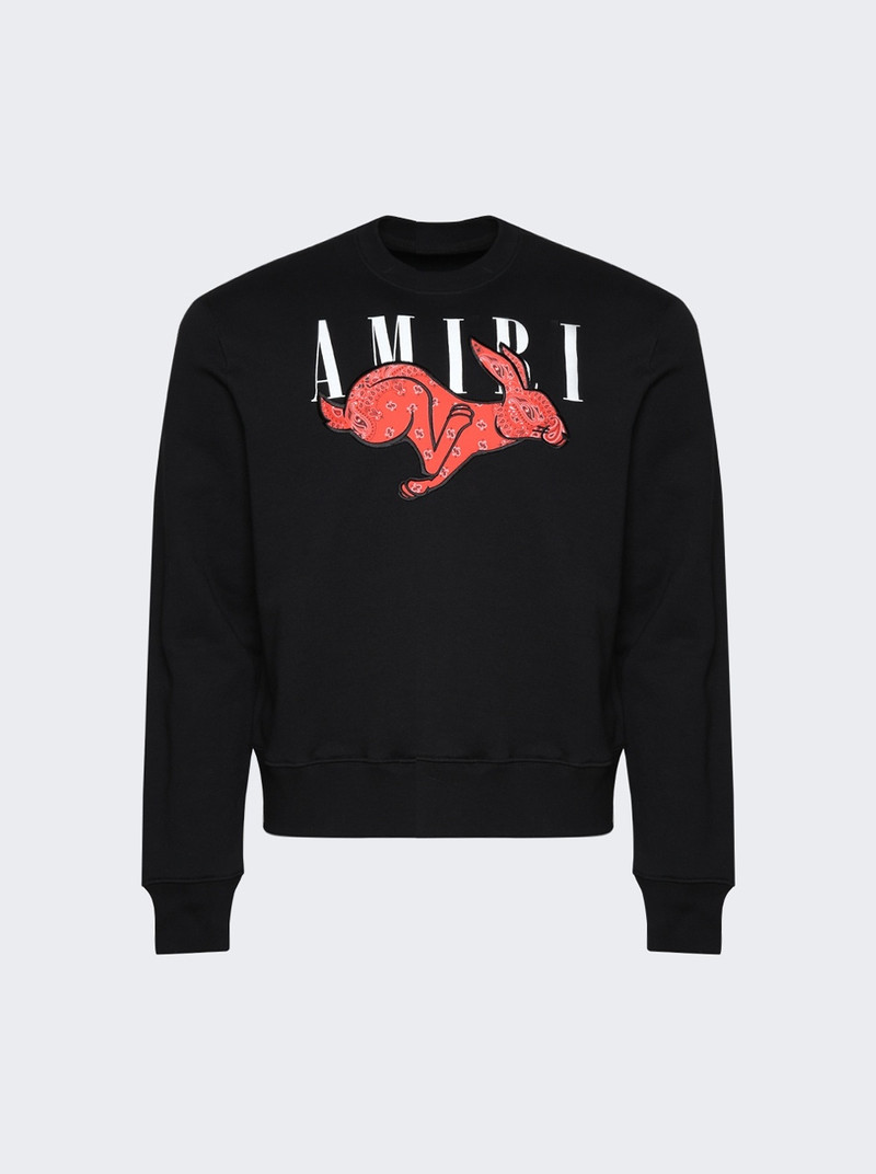 CNY Rabbit Logo Crewneck Black - 1