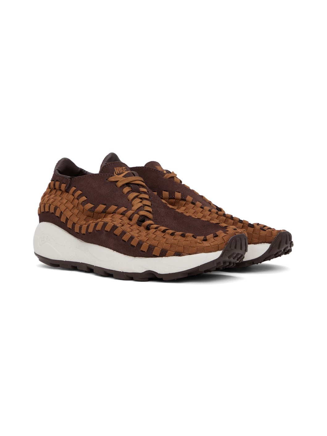 Brown Air Footscape Woven Sneakers - 4