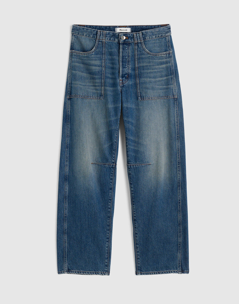 The Curvy Darted Barrel-Leg Jean 1
