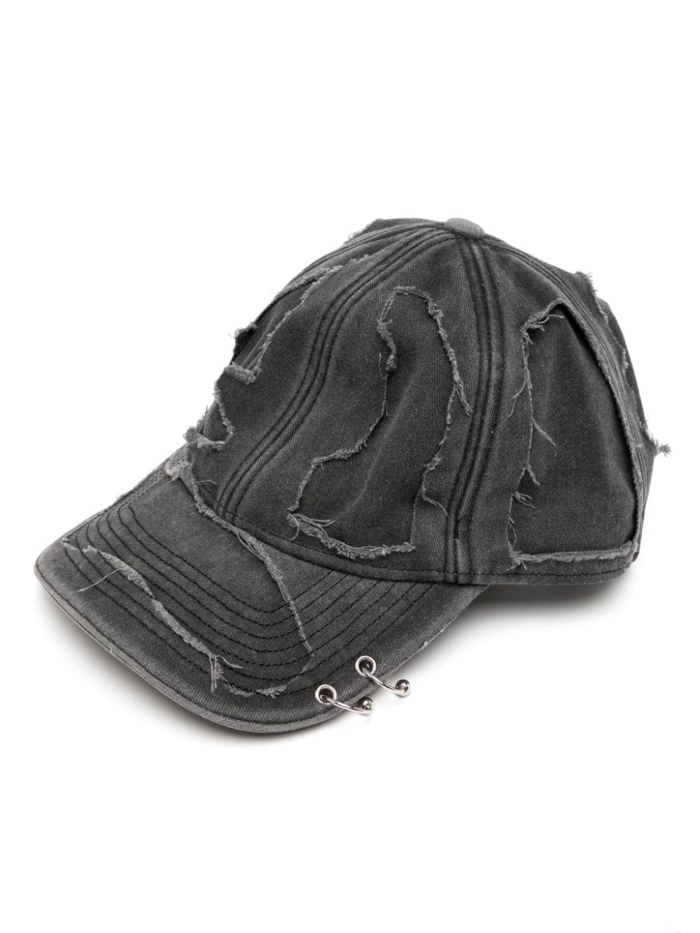 VETEMENTS distressed denim cap | REVERSIBLE