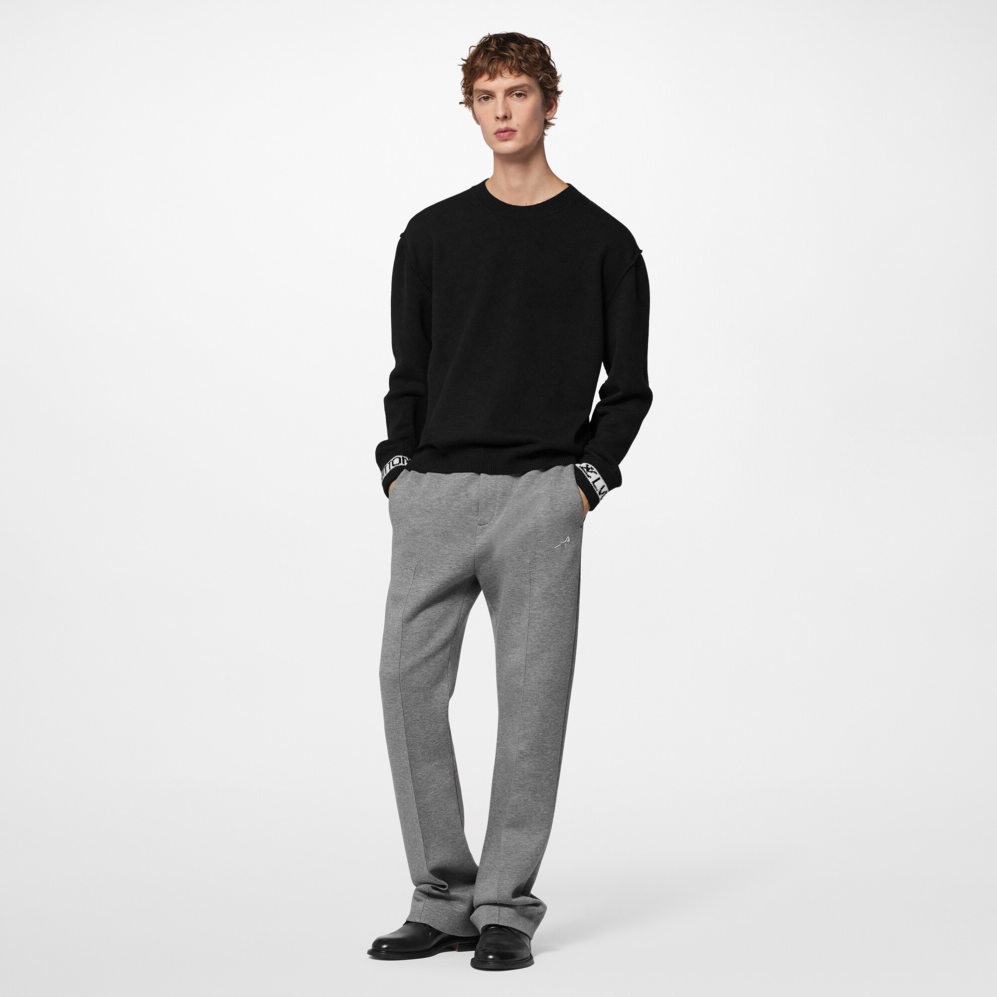 LV Cuffs Cashmere Crewneck - 2