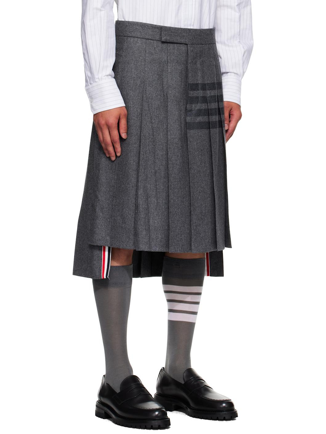 Gray Flannel 4-Bar Classic Midi Pleated Skirt - 2