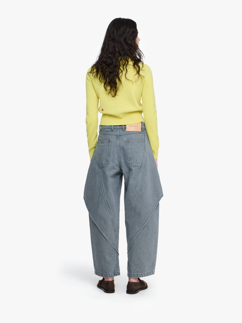 CROPPED SCULPTURAL JEANS 3