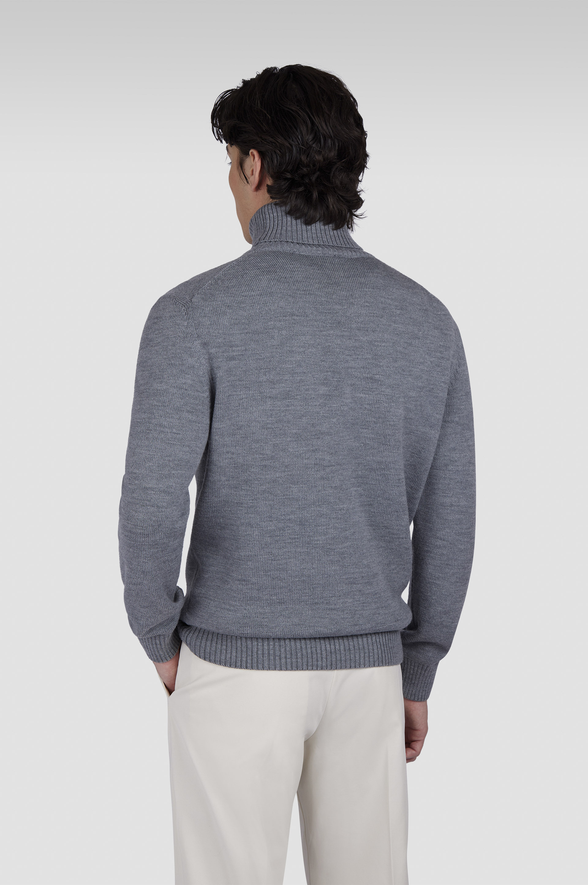 SOFT COOL TOUCH WOOL TURTLENECK - 3