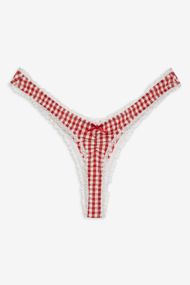 For Love & Lemons Scotch Bonnet Gingham Panty outlook